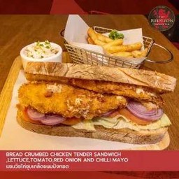 Breaded Crumbed Chicken Tender Sandwich