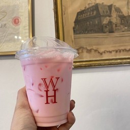 Pink milk