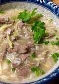 ข้าวต้มเนื้อตุ๋น