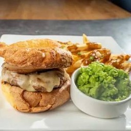 Yorkshire Pudding Cheese Burger