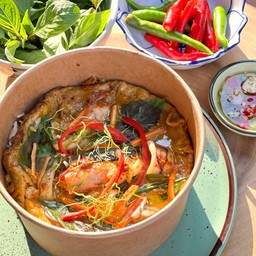 ข้าวหน้าไข่ข้นห่อหมก