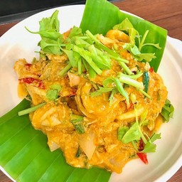 หมึกผัดผงกระหรี่