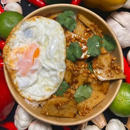 ข้าวหมูยอ + ไข่ดาว