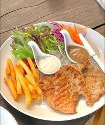 สเต็กไก่พริกไทยดำ