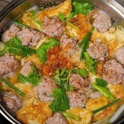แกงจืดไข่น้ำหมูสับ