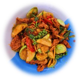 กระเพราคั่วพริกแห้ง นายโจ้ - รังสิต