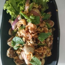 หอยแครง+เครื่องยำ