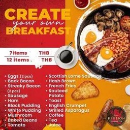 Creat Your Own Breakfast 7 Items