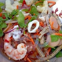 ยำเส้นแก้วทะเลรวม