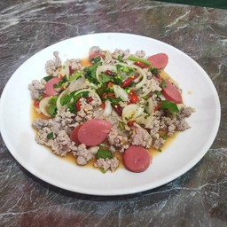 ยำวุ้นเส้นหมูสับ