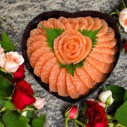 แซลมอนรูปหัวใจ 500กรัม เนื้อล้วน