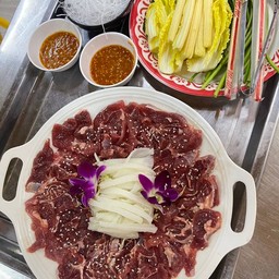 ชุดเนื้อกระทะ(เนื้อ+ผ้าขี้ริ้ว)