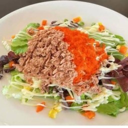 สลัดทูน่า+ไข่กุ้ง