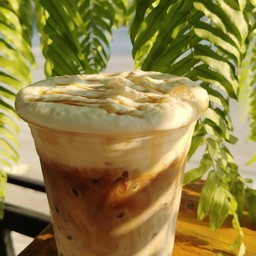 ลาเต้Salted Caramel Foam Wip