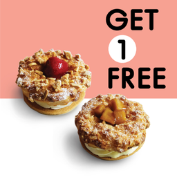 [Get 1 Free] Choux Doughnut Tart 2 ชิ้น