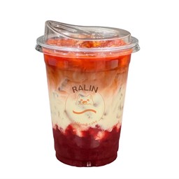 สตอเบอร์รี่ชาไทยนมสด