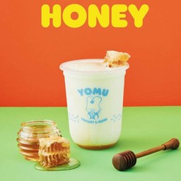 โยเกิร์ตสเลอปี้น้ำผึ้ง + รวงผึ้งหวาน / มิลค์เชคน้ำผึ้ง + รวงผึ้ง