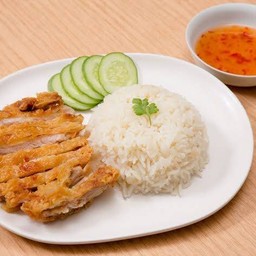 ข้าวมันไก่ทอด