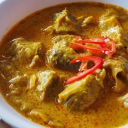 แกงกะหรี่หมู(ฟักไทย)สไตล์ไทยจีนตักเป็นกับข้าว