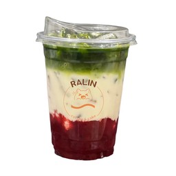 สตอเบอร์รี่ชาเขียวนมสด