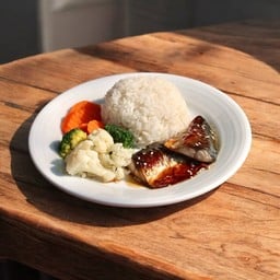 ข้าวหน้าปลาซาบะซอสเทริยากิ