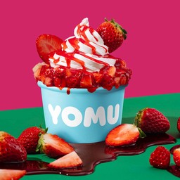 ซอฟท์เสิร์ฟ สตรอว์เบอร์รี่ รสโยเกิร์ต/ นม