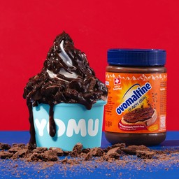 Size M ซอฟท์เสิร์ฟ โอวัลตินครันซี่ + ผงโอวัลติน รสโยเกิร์ต/นม