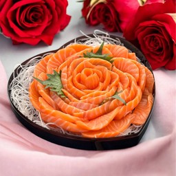 ช่อกุหลาบแซลมอน600กรัม 1ดอกใหญ่