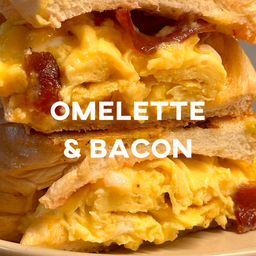 SANDWICH OMELETTE & BACON