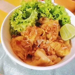 เกี๊ยวหมูเด้งคลุก