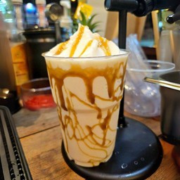 นมสดคาราเมล-ปั่น
