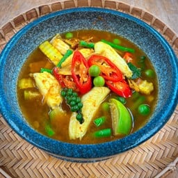 แกงป่าปลาเห็ดโคน