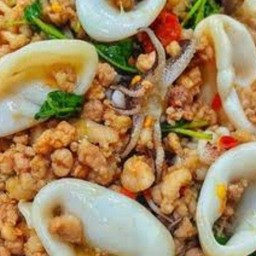 กระเพาะหมูสับปลาหมึก