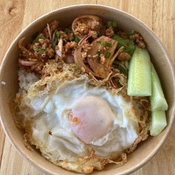 ข้าวหน้าลาบหมู