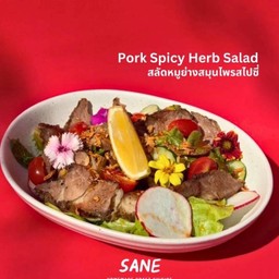 Pork Spicy Herb Salad