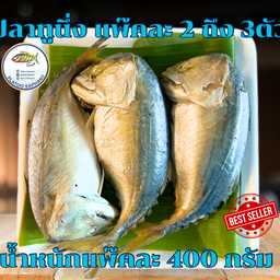 ปลาทูนึ่ง หน้างอของแท้ น้ำหนัก 400 กรัม
