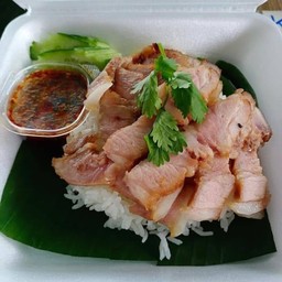 ข้าวหน้าคอหมูย่าง