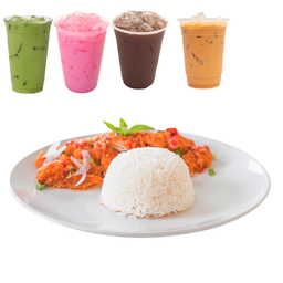 เออีฟ กะเพราแซ่บ ไข่เจียวบุฟเฟ่ต์