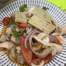 ยำวุ้นเส้น หมููสับ หมูยอ