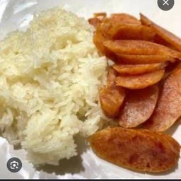 ข้าวเหนียวกุนเชียงทอด