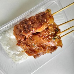 หมูย่างสวรรค์ set 4 ไม้+ข้าวเหนียว
