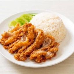 ข้าวมันไก่ทอด