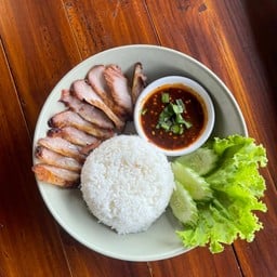 ข้าวหน้าคอหมูย่าง