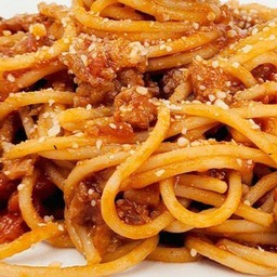 สปาเก็ตตี้เนื้อสับผัดซอสหม่าล่า