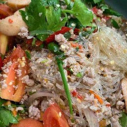 ยำวุ้นเส้นโคตรหมูสับ