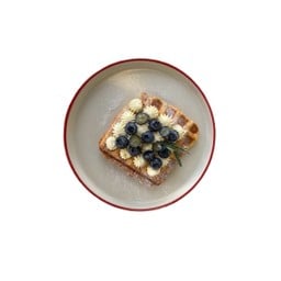 Croffle Blueberry and Cream