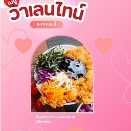 ข้าวไก่คาราเกะ ซอสเทอริยากิ ฟรีสาหร่าย