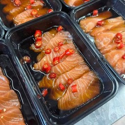 แซลมอนดองซีอิ๊ว 1แถม1