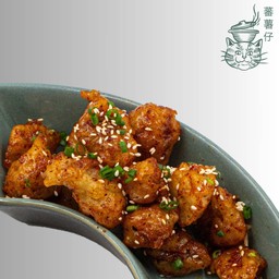 ไก่ทอดซอสน้ำผึ้ง