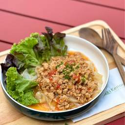 Minced Pork With Rice  Noodle